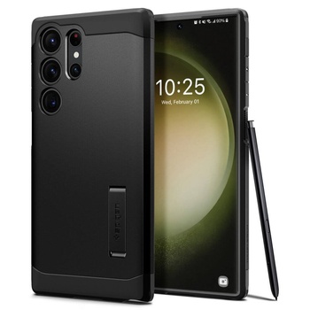 Image 1 of Spigen Противоударен Хибриден Калъф за Samsung S24 Ultra, Spigen Tough Armor Case, Черен (ACS07300)