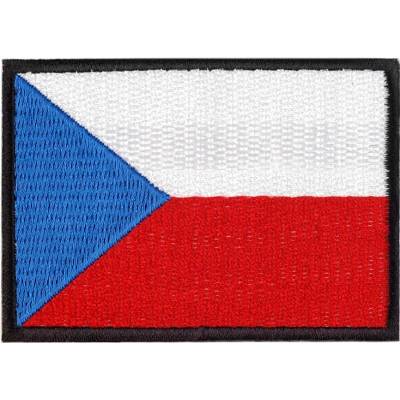Nášivka nažehľovacia vlajka Česká republika 7x5,2cm - farebná