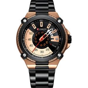 Curren Часовник curren co-14383 - Черен / Златен / Розов kp14383 Часовници