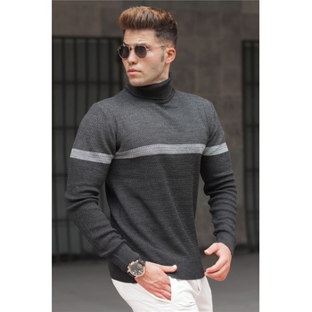 Madmext Мъжки пуловер - 5149 - Антрацит #310567 (310567_Антрацит)