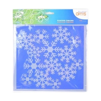 Optys Šablona Vločky 3 25 x 25 cm – Zboží Dáma