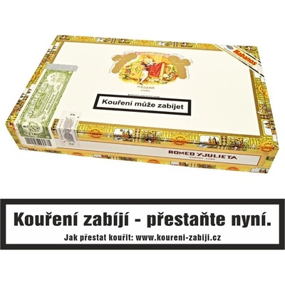 ROMEO Y JULIETA CORONITAS EN CEDRO 25 ks