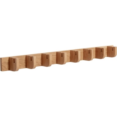 Hübsch Стенна закачалка от масивен дъб в естествен цвят Nomad - Hübsch (881318)