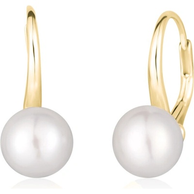 JVD Pozlátené strieborné náušnice SVLE0728SH2GP00