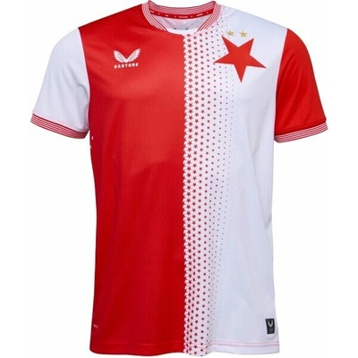 CASTORE SLAVIA PRAGUE HOME SS SHIRT pánský fotbalový dres červená – Zboží Dáma