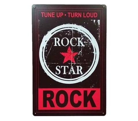 Ceduľa Rock Star