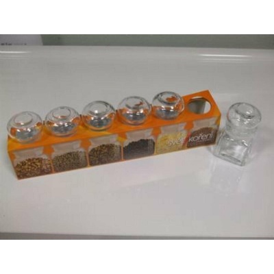 Kinekus Korenička sklenená hranatá 120 ml 6 ks