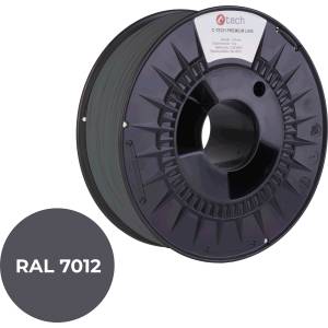 C-Tech 3DF-P-TPU90A-1.75-7012 3D филамент, PREMIUM LINE, TPU 90A, гъвкав, RAL7012 1, 75mm, 1000g, Базалтово сив (Basalt grey) (3DF-P-TPU90A-1.75-7012)