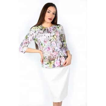 Image 1 of mar. fashion Блуза с ръкав 7/8 и ефектен възел (03401-40А-02)