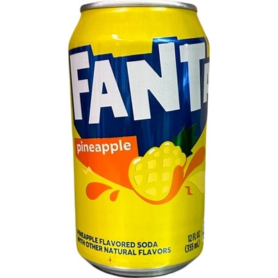 Fanta ananas USA 355 ml – Zboží Dáma