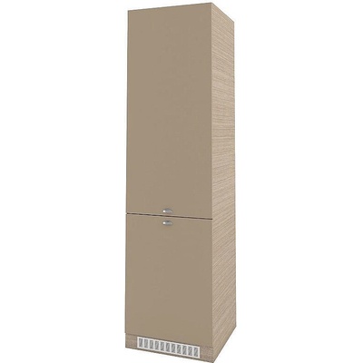 ИРИМ Колонен кухненски шкаф за вграден хладилник Сити МФ-Капучино мат-11-50 60 см