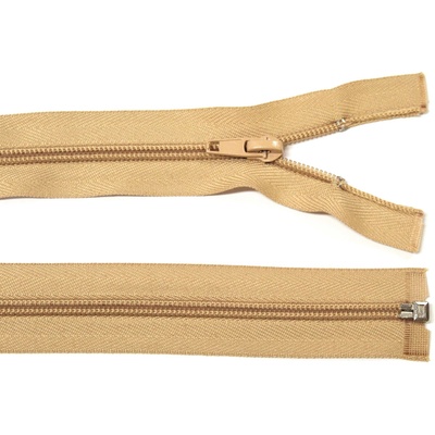 Spirálový zip no.5 rozepínací 70cm - více barev color: 677 béžová cappuccino