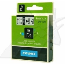 DYMO Originální páska D1 40913 / S0720680 9mm x 7m černý tisk/bílý podklad (S0720680)