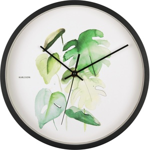 Karlsson Стенен часовник Botanical Monstera (KA5883)