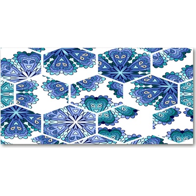 Foto-obraz fotografie na skle elementy Mandala 100x50 cm