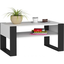 Ak furniture DOMI bílý / černý