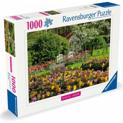 RAVENSBURGER Kouzelné zahrady Zahrada Evropy Keukenhof Nizozemsko 1000 dielov