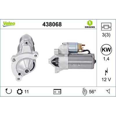 Štartér VALEO 438068 438068