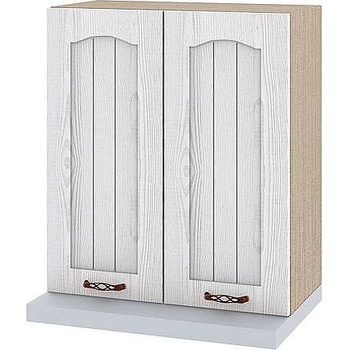 Image 1 of ИРИМ Горен кухненски шкаф за аспиратор Сити МФ-Бяло фладер-04-13 60 см