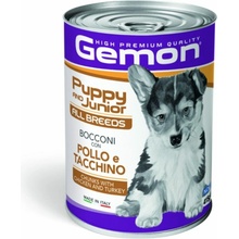Gemon Dog Junior kousky kuře krocan 415 g