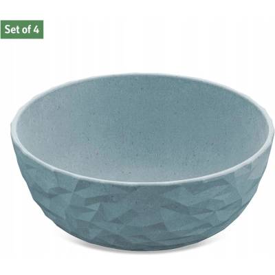 Koziol K50047 Sada 4 misek flower blue 700 ml