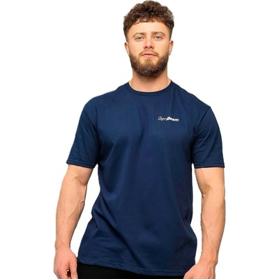 GymBeam Tričko Basic Navy Blue