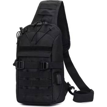 Image 1 of DRAGOWA Tactical Раница DRAGOWA TACTICAL Oscar с една каишка, черна (DRG061.Black)