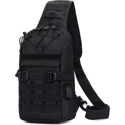 DRAGOWA Tactical Раница DRAGOWA TACTICAL Oscar с една каишка, черна (DRG061.Black)