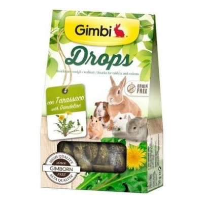 GIMBORN Gimbi DROPS Hlodavec s pampeliškou 50 g