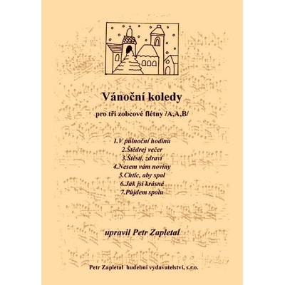 Vianočné koledy zobcová flauta I. II. III. /AAB/