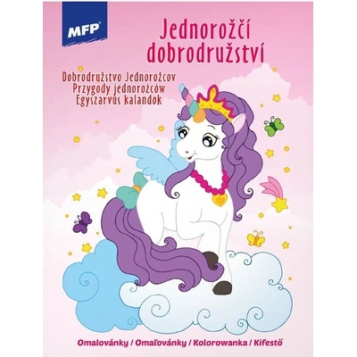 MFP 5301112 Omaľovanky A4 Jednorožčí dobrodružstvá 210x276mm/32