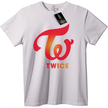 NOONEBRAND Тениска TWICE лого - M, White