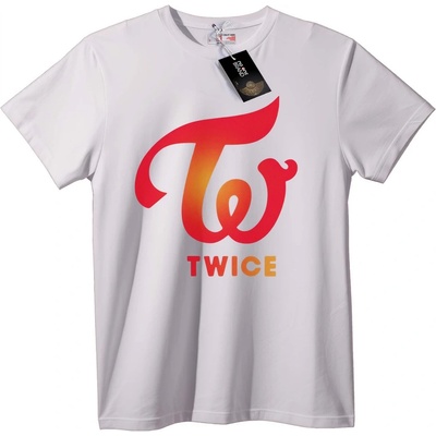 NOONEBRAND Тениска TWICE лого - M, White