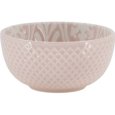 Chic Antique Růžová porcelánová miska s květy uvnitř Arés 7,5 x 3,5 cm 100 ml