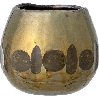 Bloomingville Свещник за чаена свещ Ivalo 8, 5 см злато (82057743)