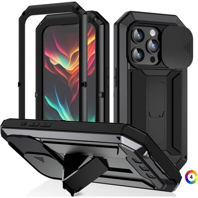 Apple iPhone 15 Pro Max R-JUST Удароустойчив Калъф и Протектор