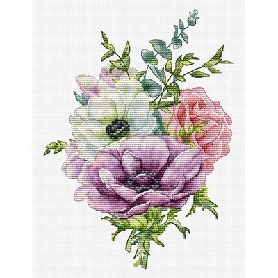 Luca-S Анемонии - гоблен по схема b7017