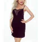 Ewana Нощница Koszulka-Maya-BlackV-60240-Black - Бордо, размер S