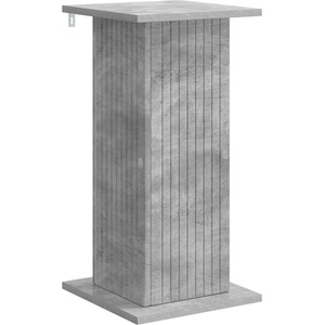 vidaXL Стойка за растения Бетонно сиво 30, 5 x 30 x 60, 5 см (899786)