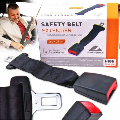 Automax Prodloužení bezpečnostního pásu 29 cm E-mark – Sleviste.cz