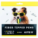  Флумастери Kite Dogs 18 цвята в кутия (1608015-K22-448)