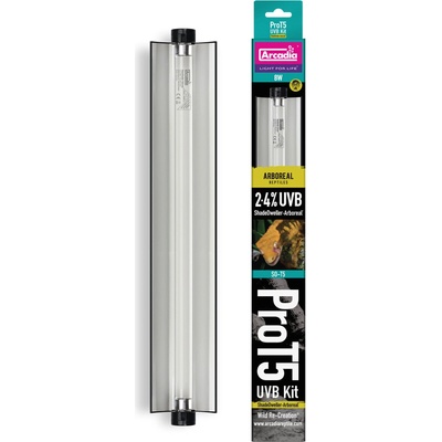 Arcadia PRO T5 UVB KIT 2,4% UVB Arboreal 8 W, 300 mm/16 mm