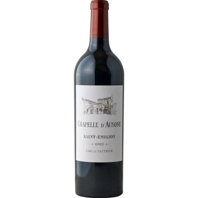 Château Ausone Chapelle D`Ausone Cuvée suché červené 2022 15% 0,75 l (čistá fľaša)