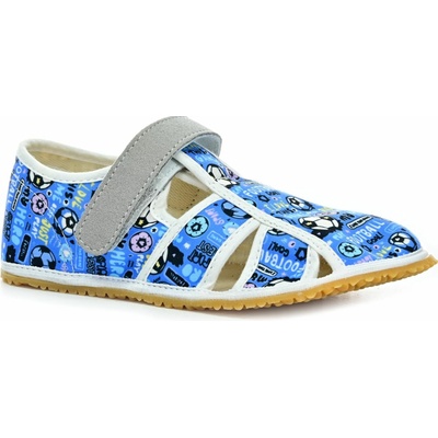 Jonap Futbal blue Barefoot papuče