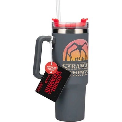 Paladone termohrnek s brčkem Stranger Things 900 ml