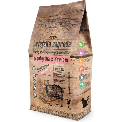Wiejska Zagroda Cat jahňacie mäso s krilom 5 kg