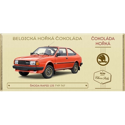 Choco Pola Škoda Rapid 135, 747 hořká 100 g
