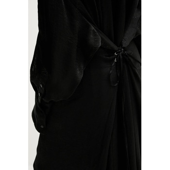 PRESSIAT Рокля pressiat в черно pre414fw24 (pre414fw24)