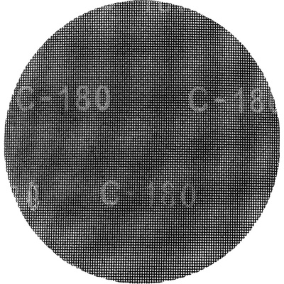Graphite Brúsny papier so suchým zipsom, 225 mm, K180, pre brúsku 59G260, 10 ks. 55H746