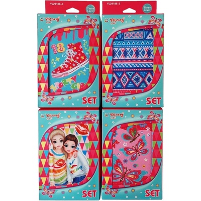 Несесер пълен 2 ципа части yl29188-2